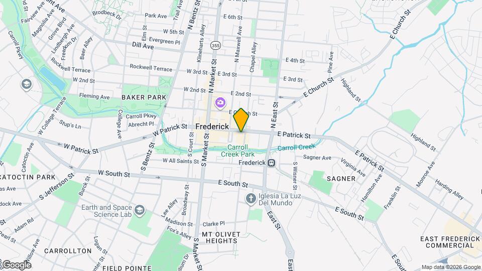 116 E Patrick St, Unit 6 Map and Location Details