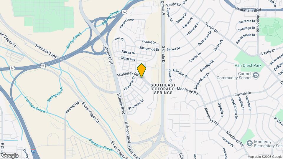 1619 Monterey Rd Map and Location Details