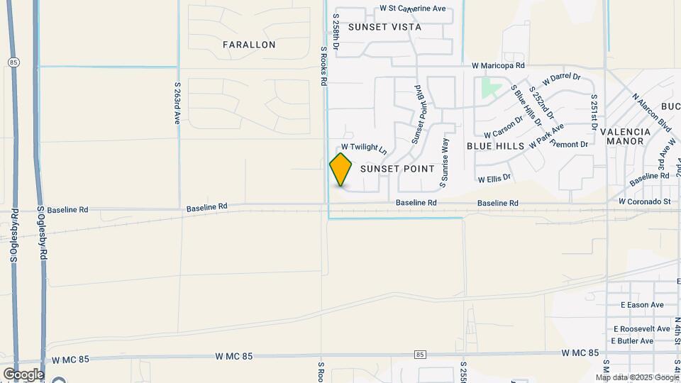 25849 W Satellite Ln Map and Location Details