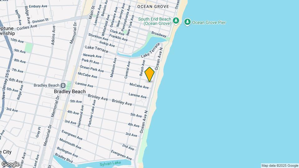 807 Ocean Ave Map and Location Details