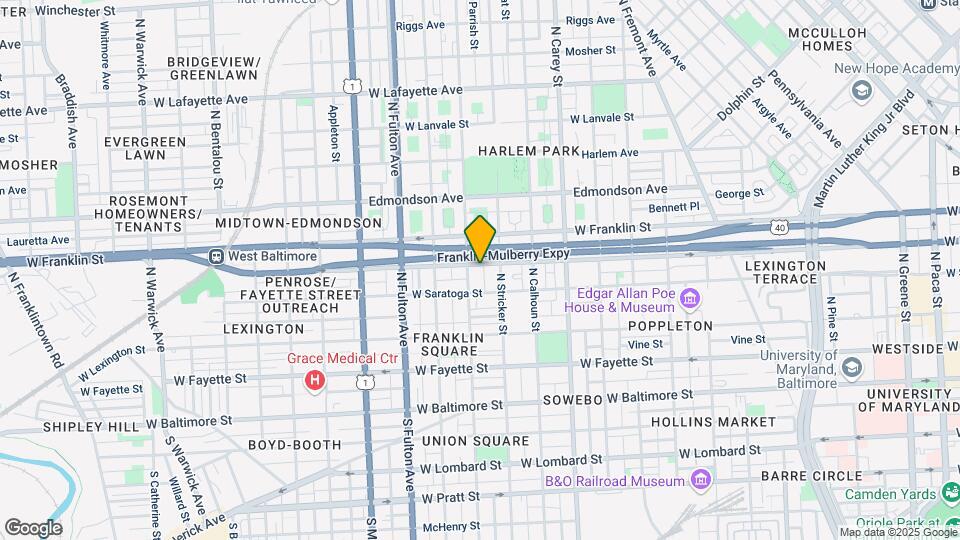 1515 W Mulberry St Map and Location Details