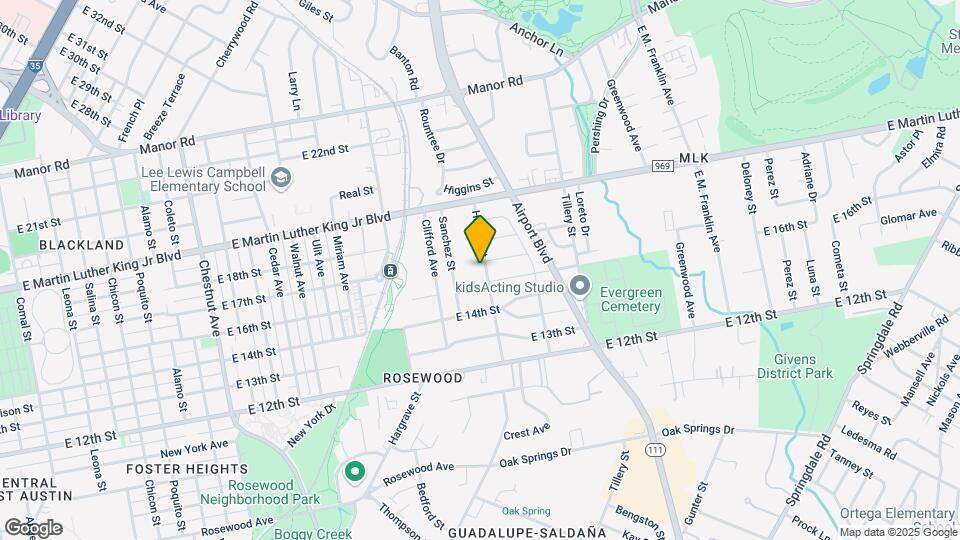 1606 Harvey St Map and Location Details
