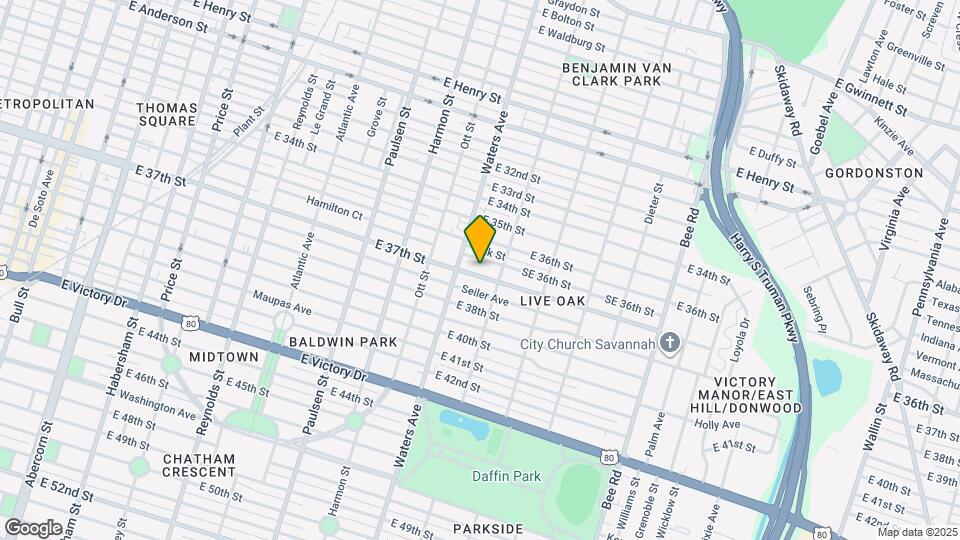 1122 E 37th St Mapa y Detalles de la Ubicación