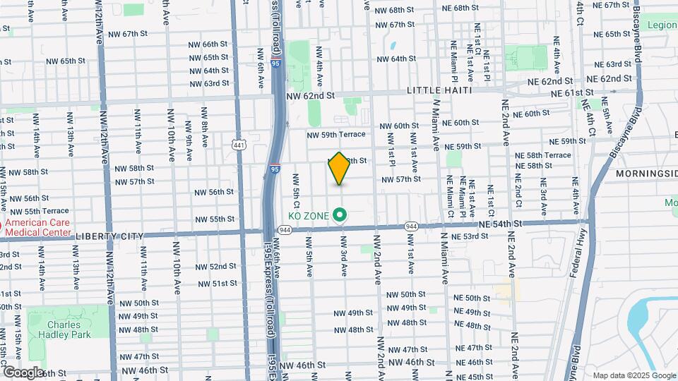 5600 NW 3rd Ave Map and Location Details