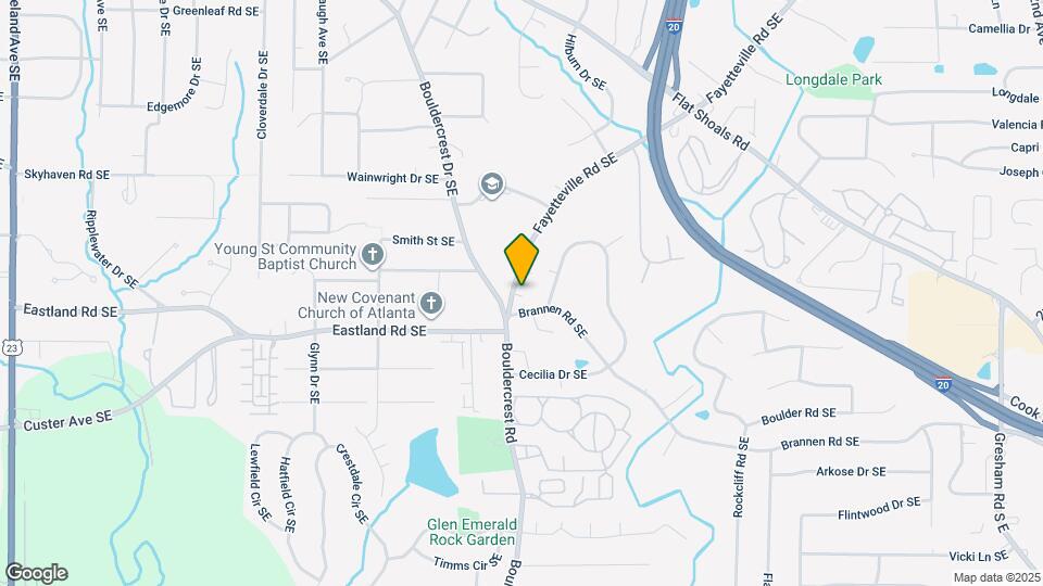 1256 Fayetteville Rd SE Map and Location Details
