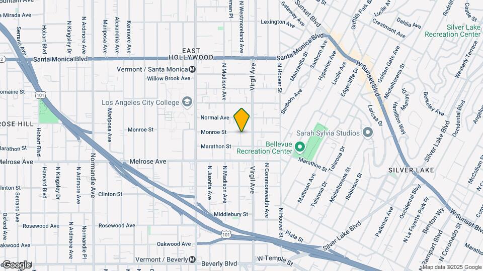4124-4126 1/2 Monroe St Map and Location Details