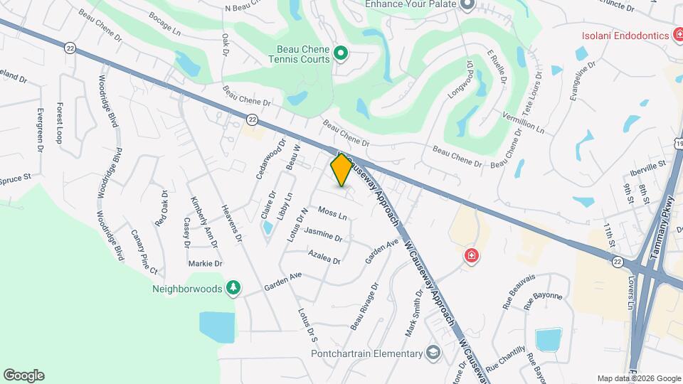 633 Village Ln N Map and Location Details