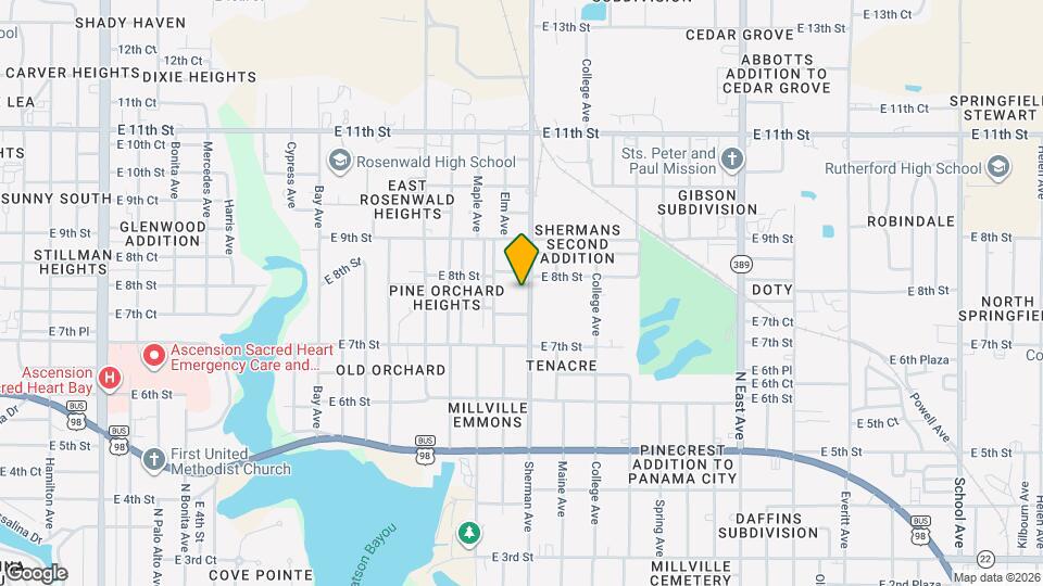 725 Sherman Ave Map and Location Details