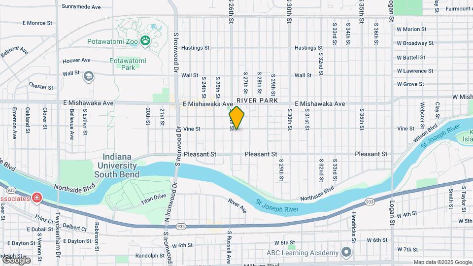 1010 S 26th St Map and Location Details