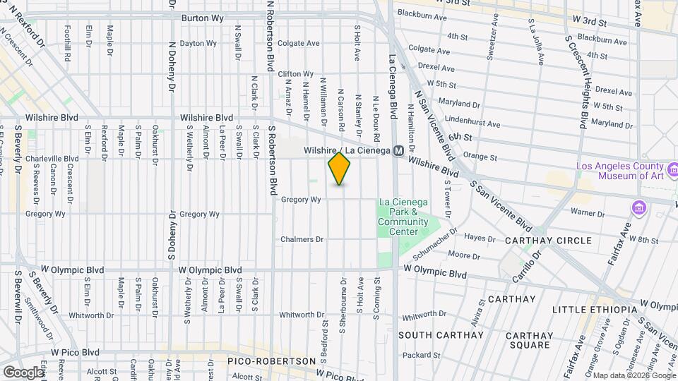 223 S Carson Rd Map and Location Details