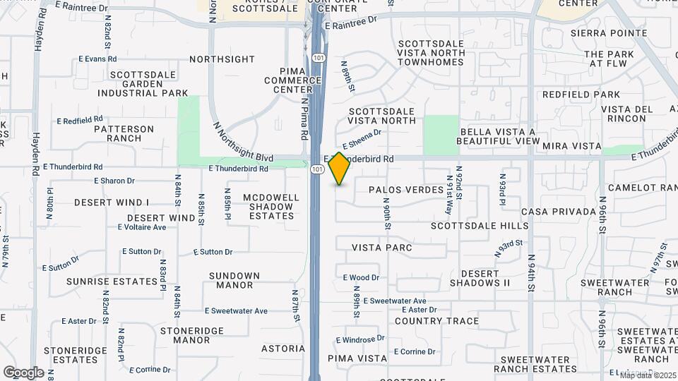 13601 N 88th Pl Map and Location Details