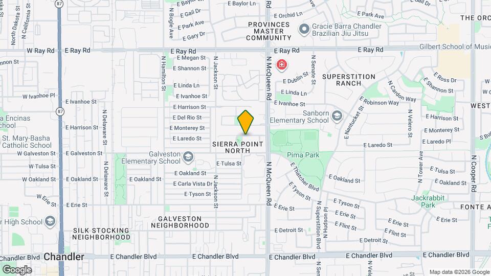 923 E Monterey St Map and Location Details