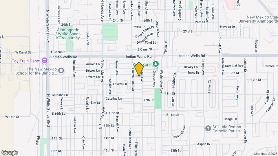 1206 19th St Map and Location Details