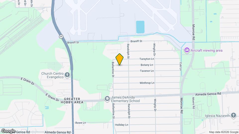 8020 Botany Ln Map and Location Details