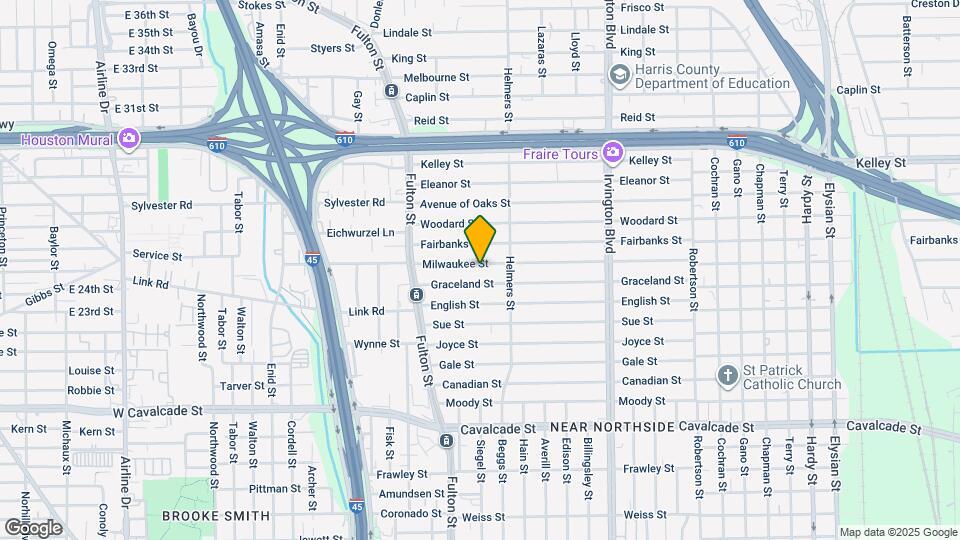 404 Milwaukee St Map and Location Details