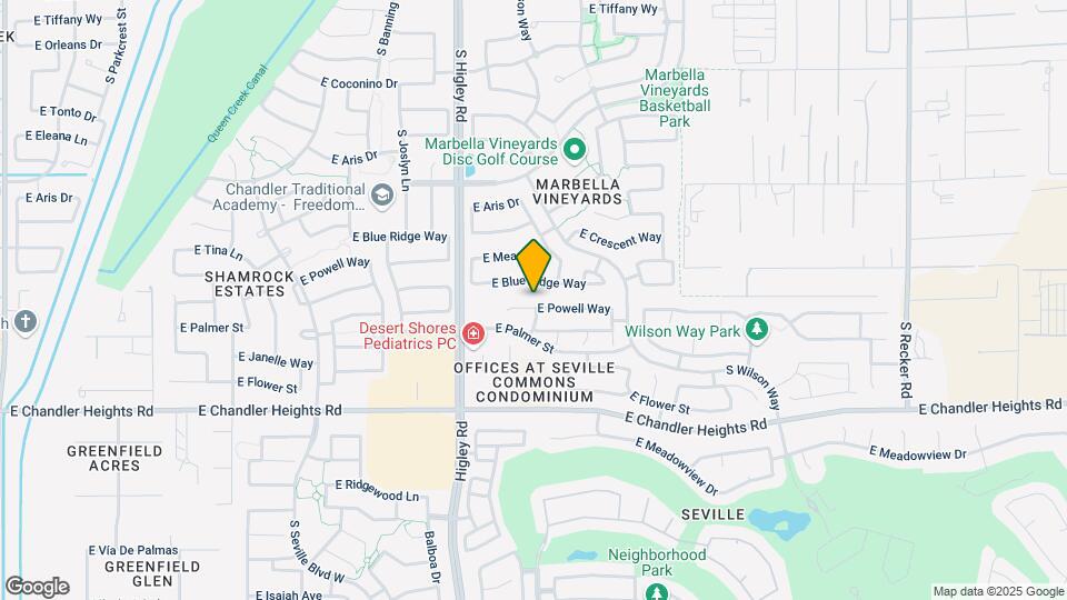 3332 E Powell Ct Map and Location Details