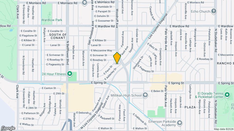 5943 E Adderley Dr Map and Location Details