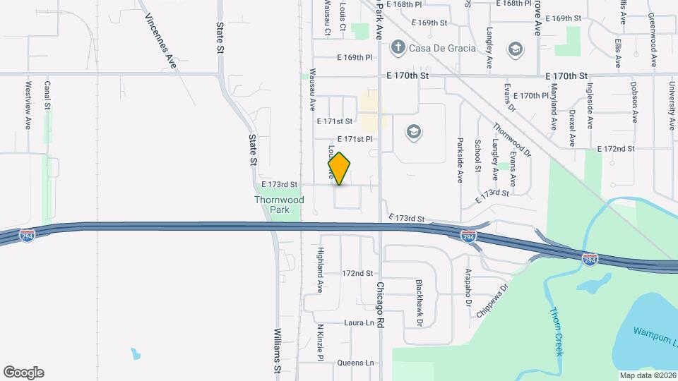 17301 Wausau Ct Mapa y Detalles de la Ubicación