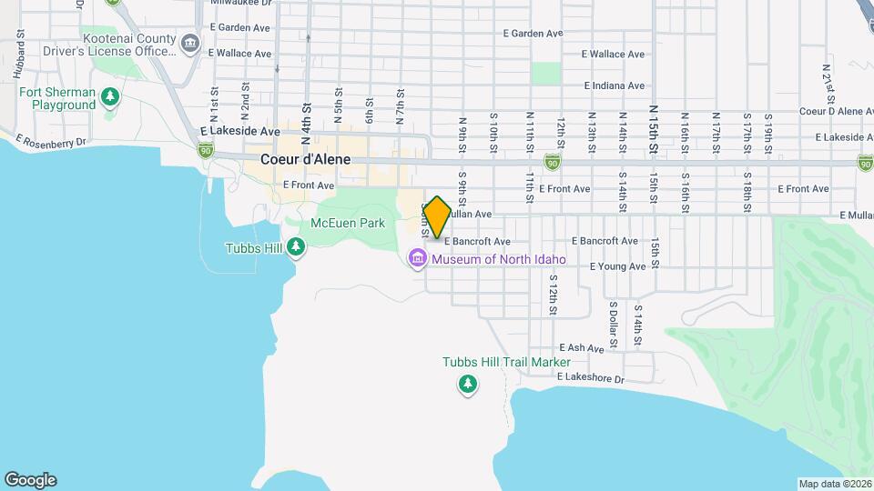 810 E Bancroft Ave Mapa y Detalles de la Ubicación