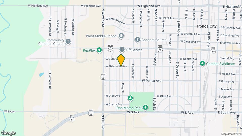 300 Perry St Map and Location Details