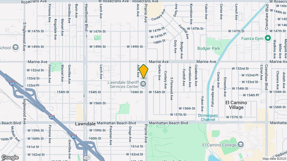 15301 Prairie Ave Map and Location Details