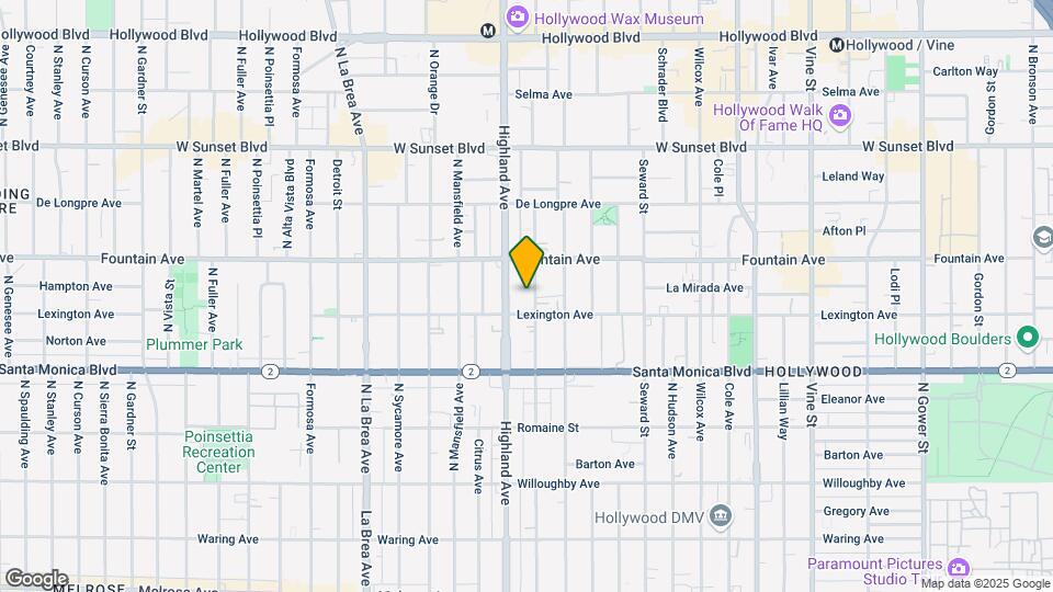 1215 N McCadden Pl Map and Location Details