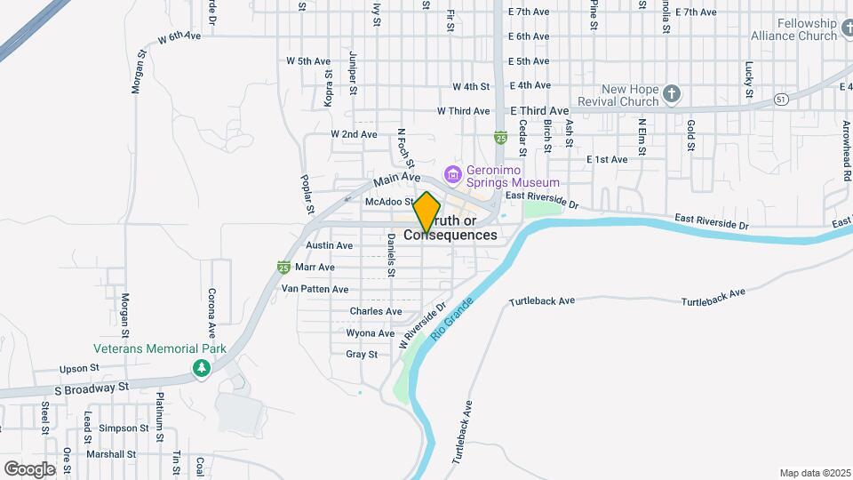 470 S Foch St Map and Location Details
