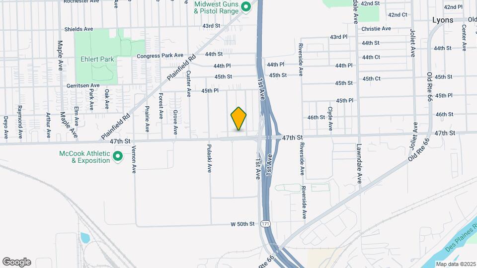 8616 47th St, Unit 1N Map and Location Details