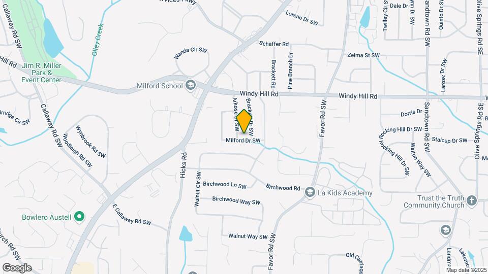 682 Milford Dr SW Map and Location Details