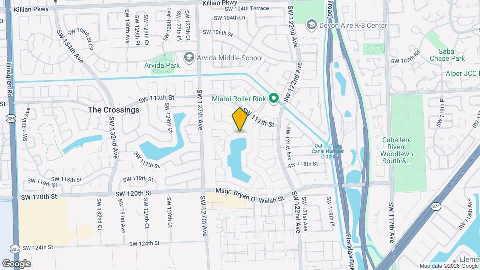 12340 SW 115th Terrace Map and Location Details