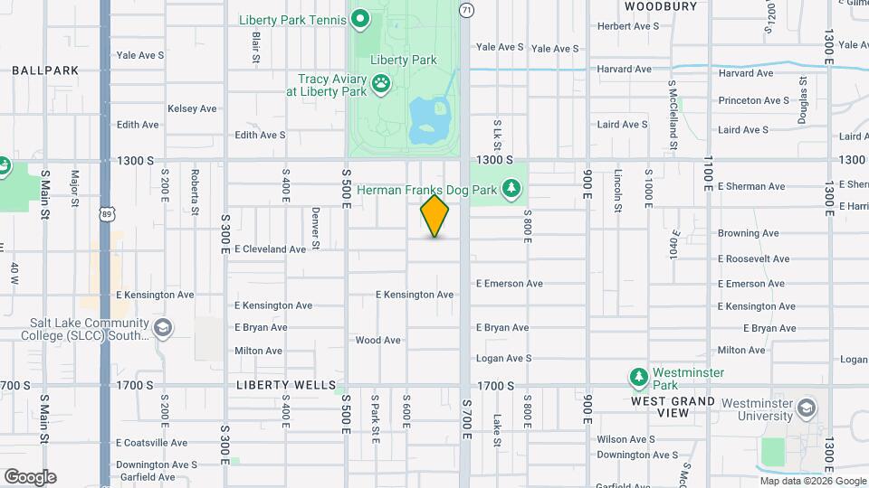 642 E Browning Ave Map and Location Details