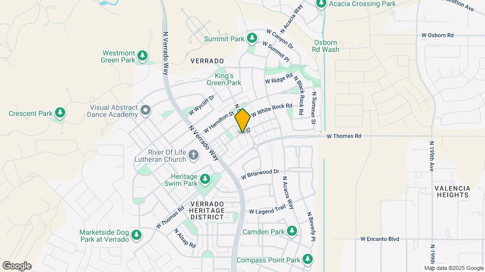 2931 N Evergreen St Map and Location Details