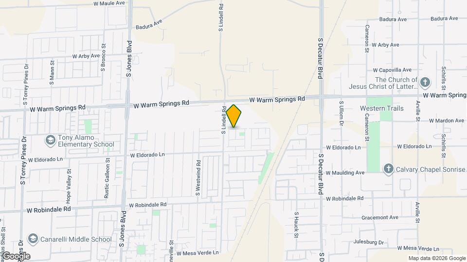 7423 S Clarita Cavern St Map and Location Details