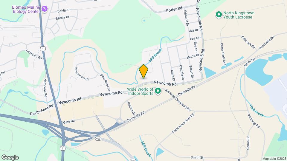 388 Newcomb Rd, Unit Apartment-B Map and Location Details