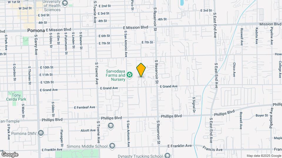 1087 E Grand Ave, Unit #103 Mapa y Detalles de la Ubicación