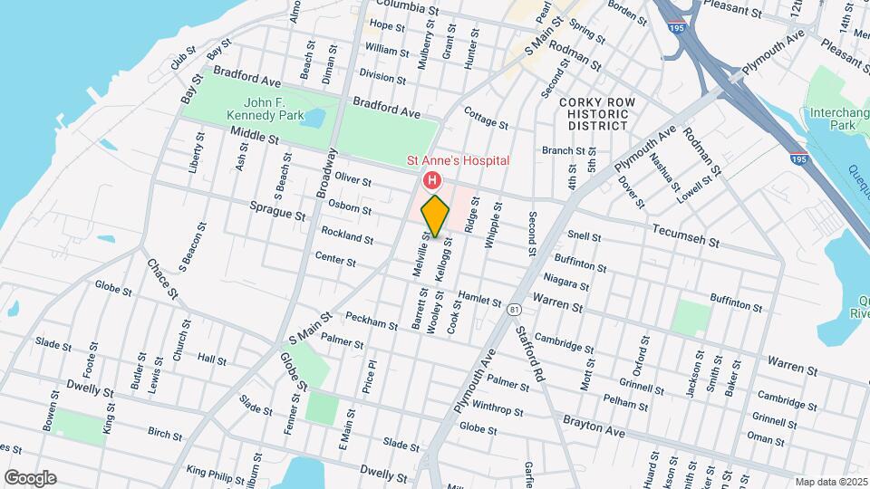 38 Melville St, Unit 2 Map and Location Details