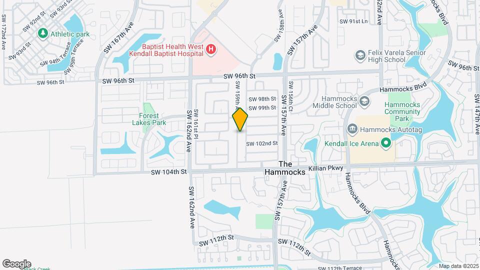 10103 SW 159th Ave Map and Location Details