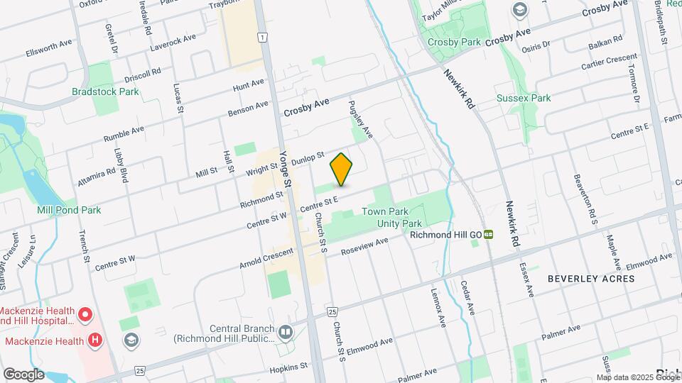 63 Centre St E Map and Location Details