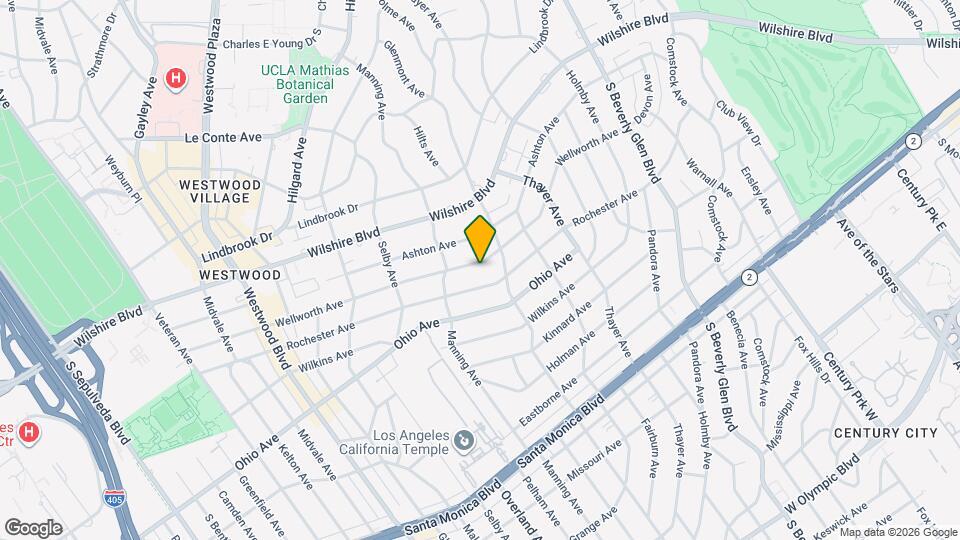 10630 Wellworth Ave Map and Location Details