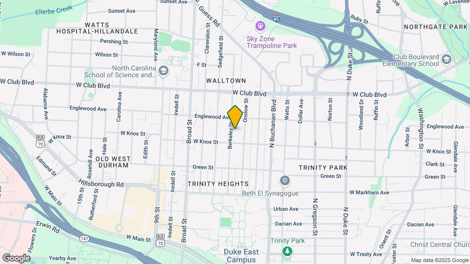 1010 Berkeley St Map and Location Details