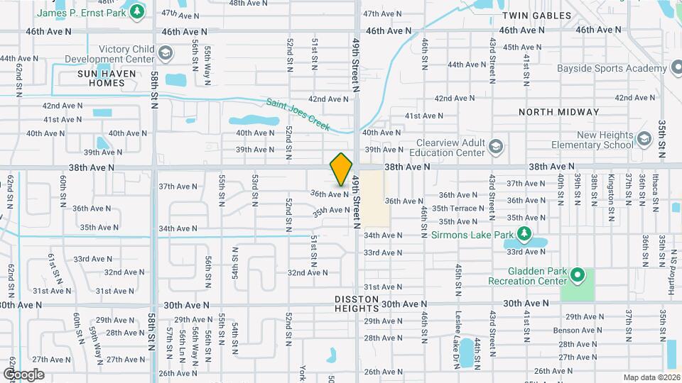4937 36th Ave N Map and Location Details