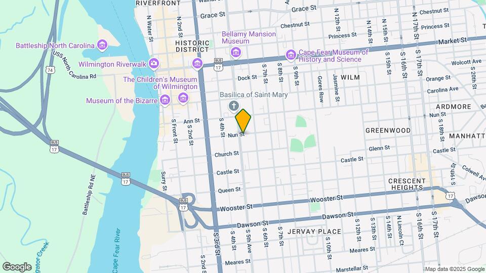 401 S 5th Ave Map and Location Details