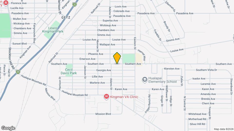 2728 Southern Ave Map and Location Details