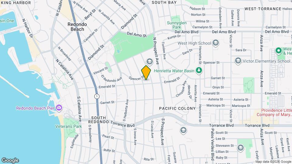 1007 Emerald St Map and Location Details