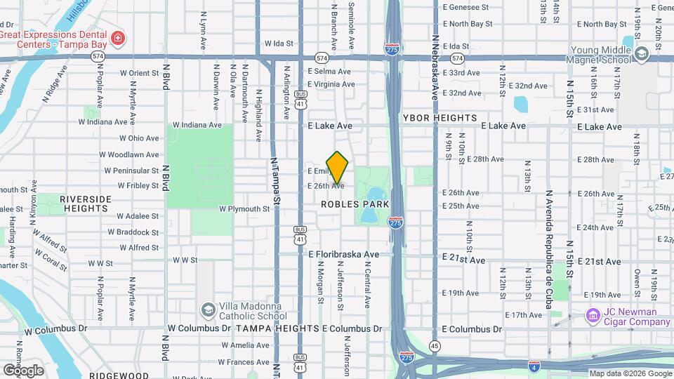 3314 N Jefferson St Map and Location Details