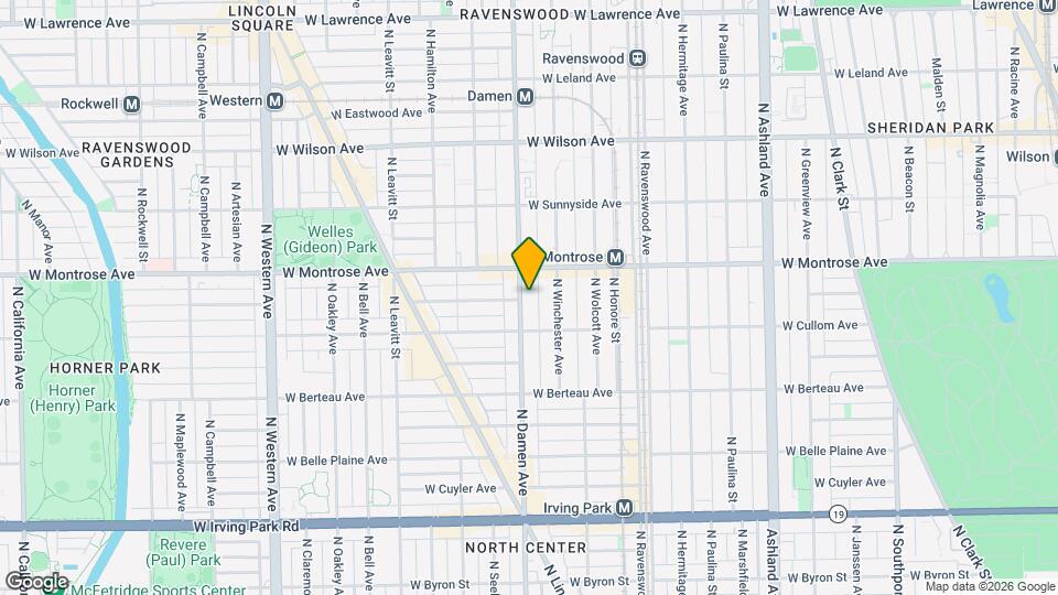 4333 N Damen Ave, Unit M06R Map and Location Details
