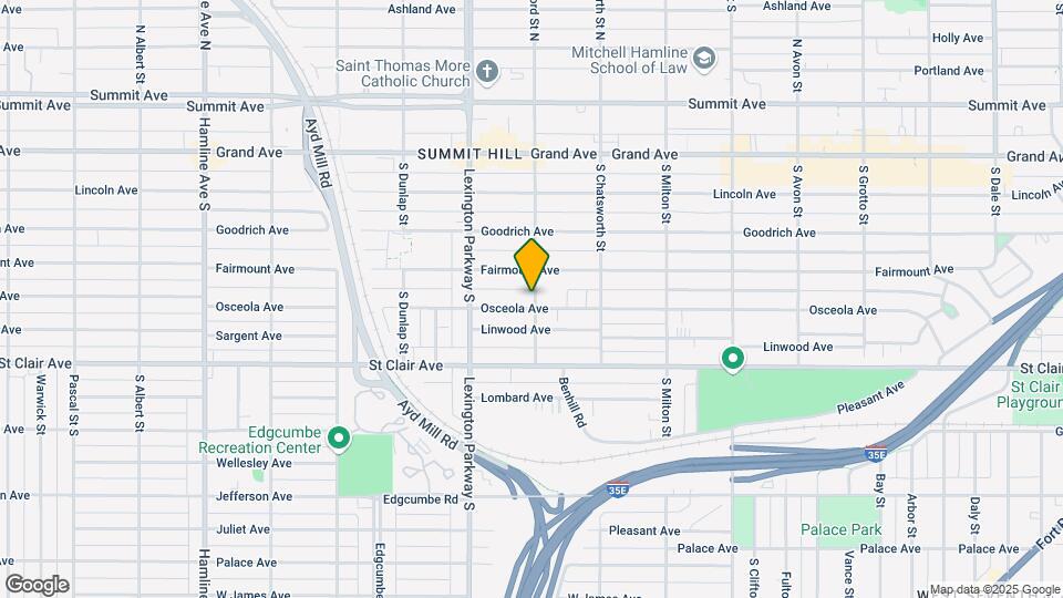 Summit Hill Apartments Map and Location Details