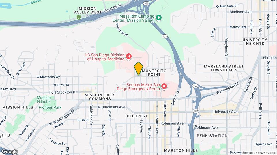 109 W Montecito Wy Map and Location Details