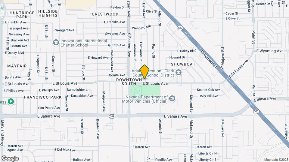 2137 E St Louis Ave Map and Location Details