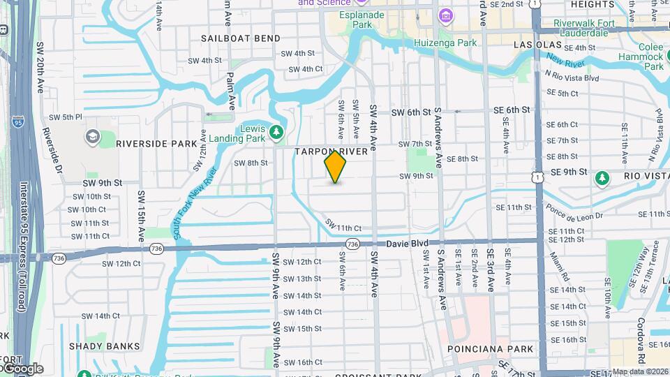 607 SW 10th St Map and Location Details